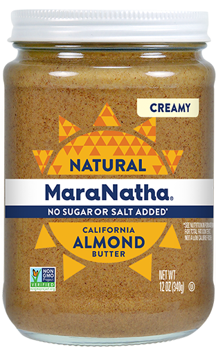 MaraNatha Almond Butter No Sugar or Salt Added Creamy
