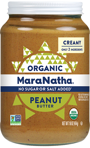 MaraNatha Peanut Butter Organic No Sugar or Salt Added Creamy